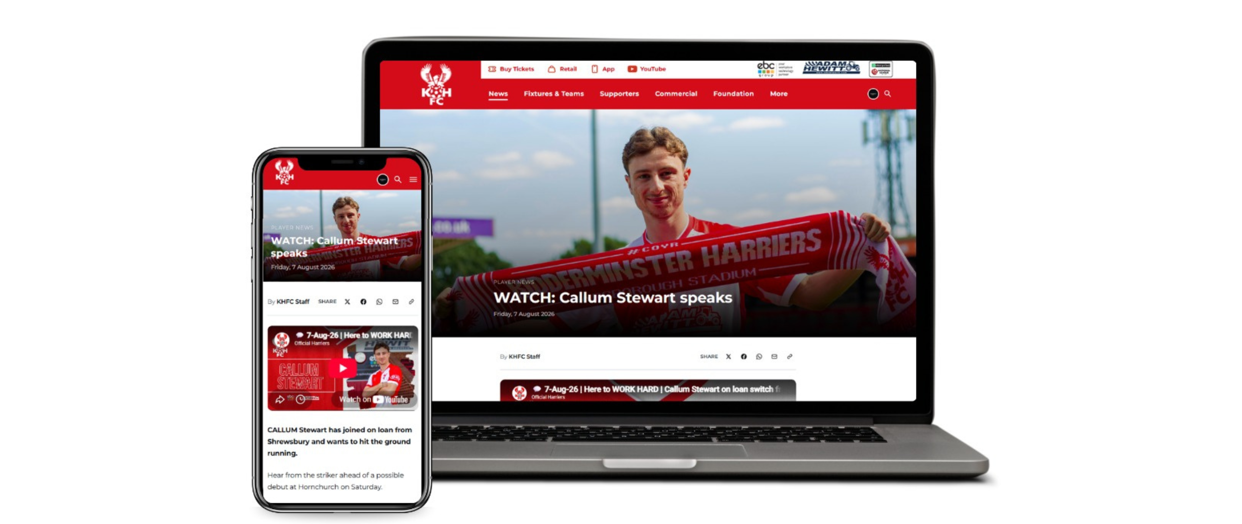 New club website launches