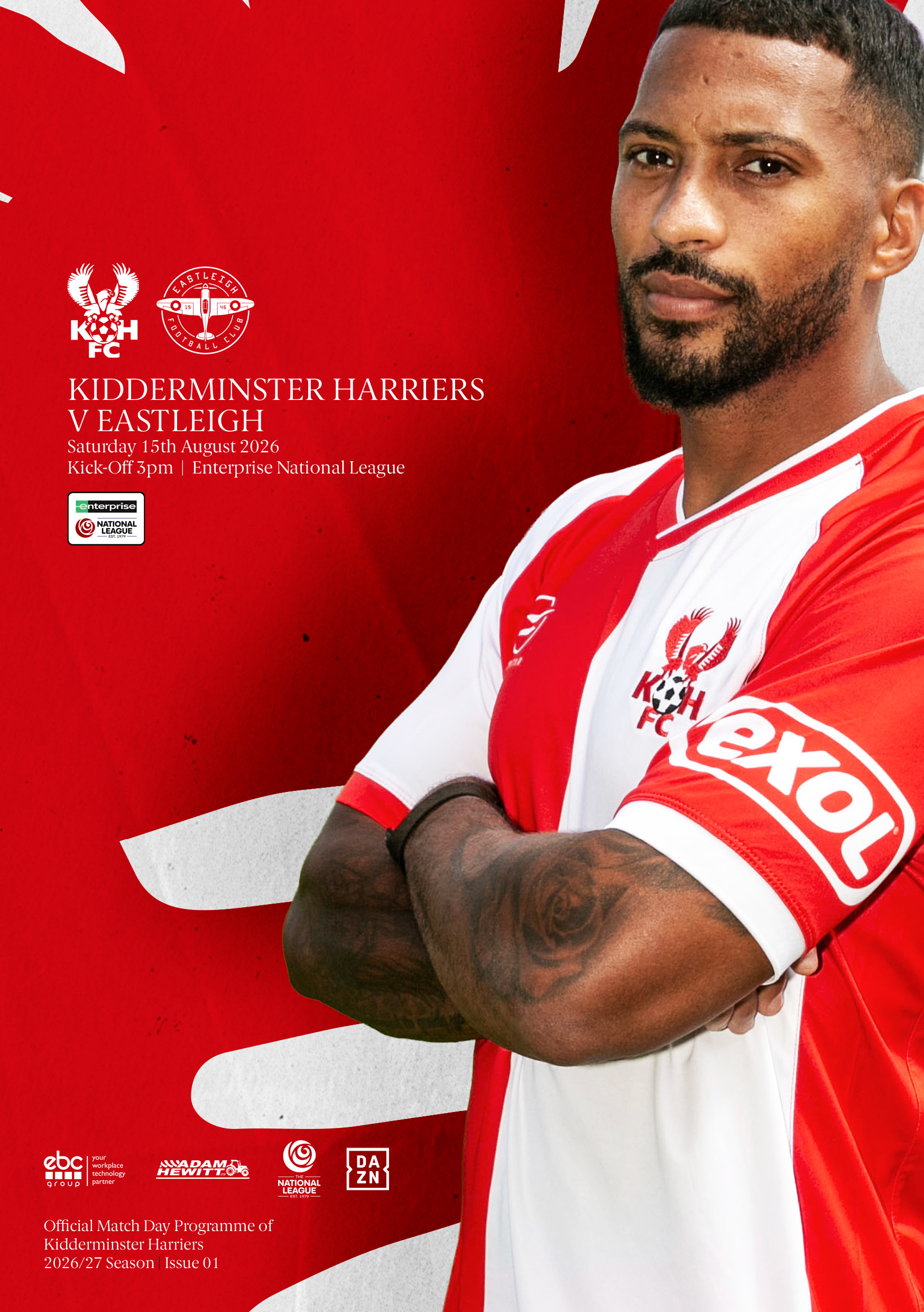 Issue 1: Eastleigh - Sat 22 Aug 26 programme cover