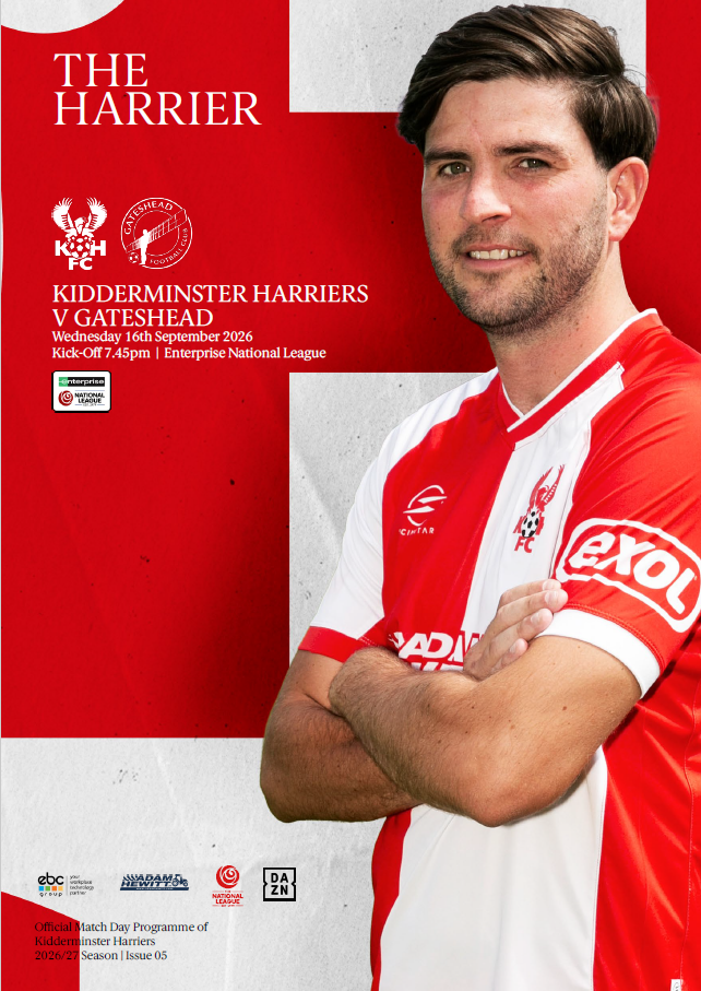 Issue 5: Gateshead - Wed 16 Sep 26 programme cover