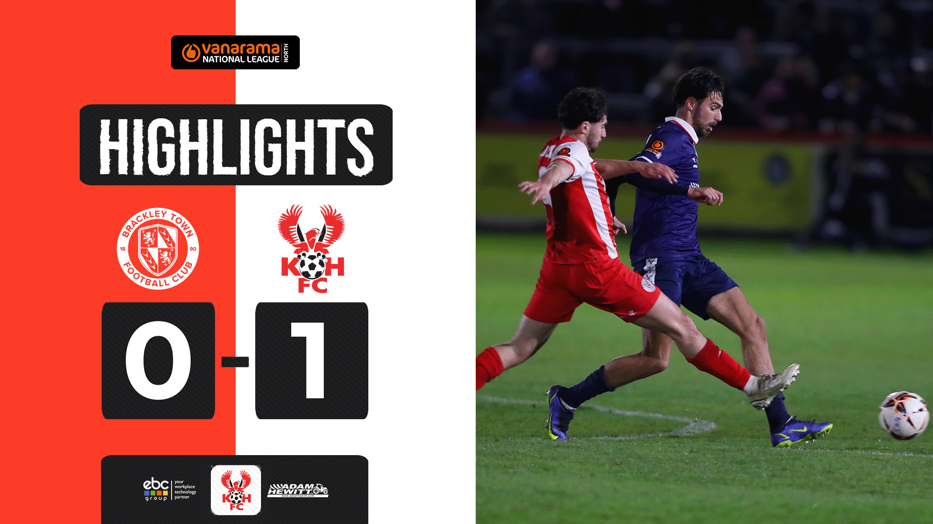 Highlights: Brackley 0-1 Harriers