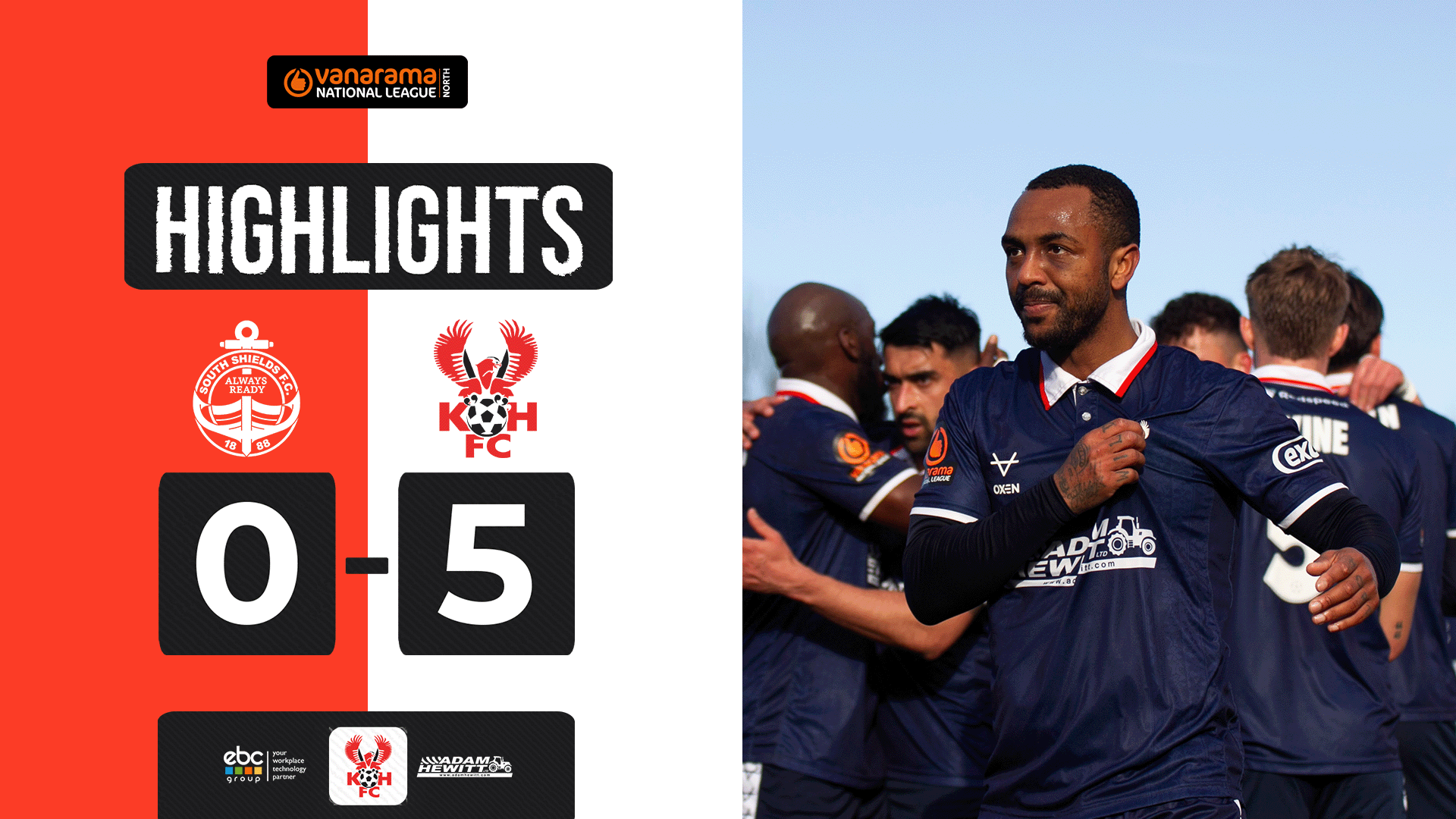 Highlights: South Shields 0-5 Harriers
