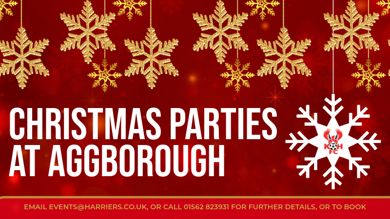 Christmas parties at Aggborough