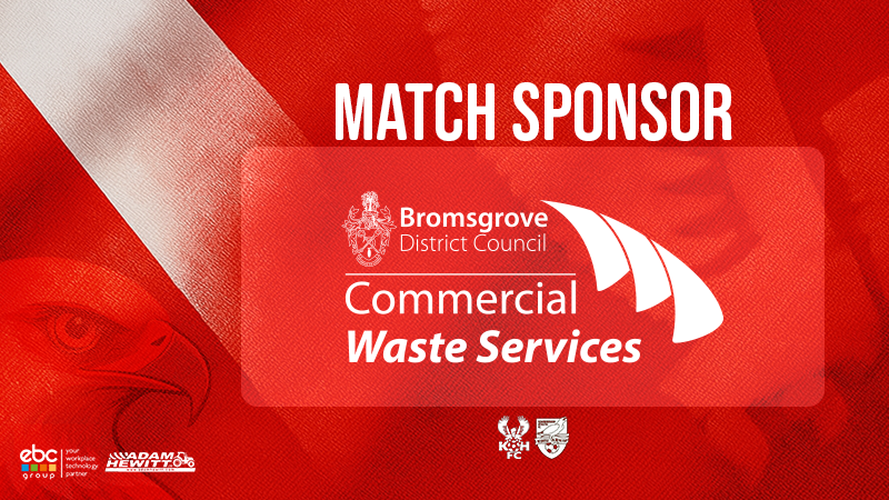 Saturday's Match Sponsor: Bromsgrove District Council Commercial Waste Service