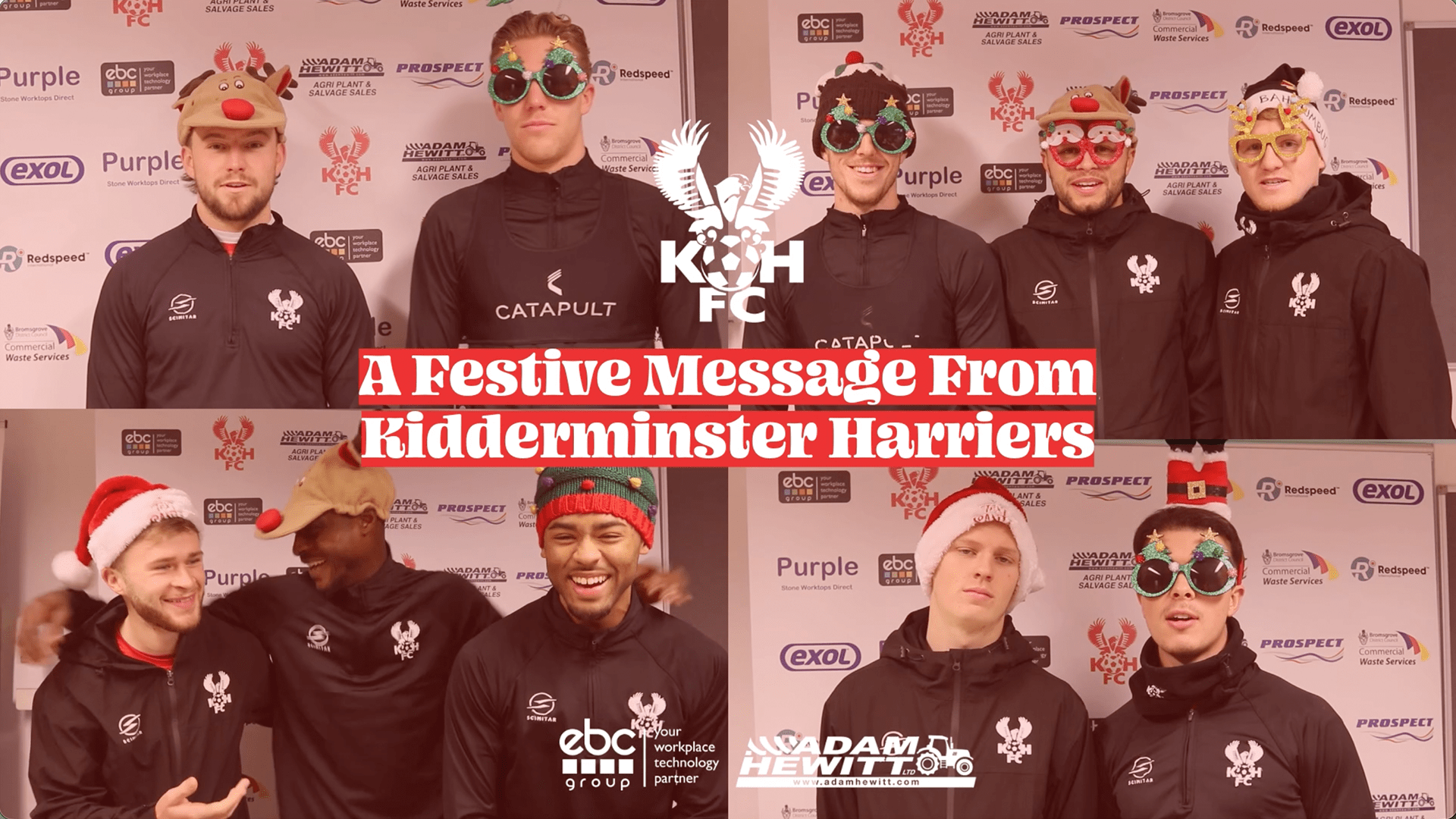 A festive message from the squad