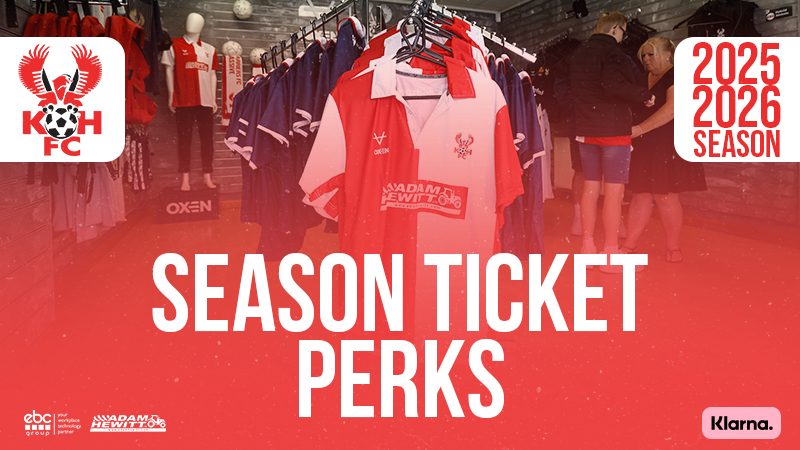 Another new Season Ticket perk