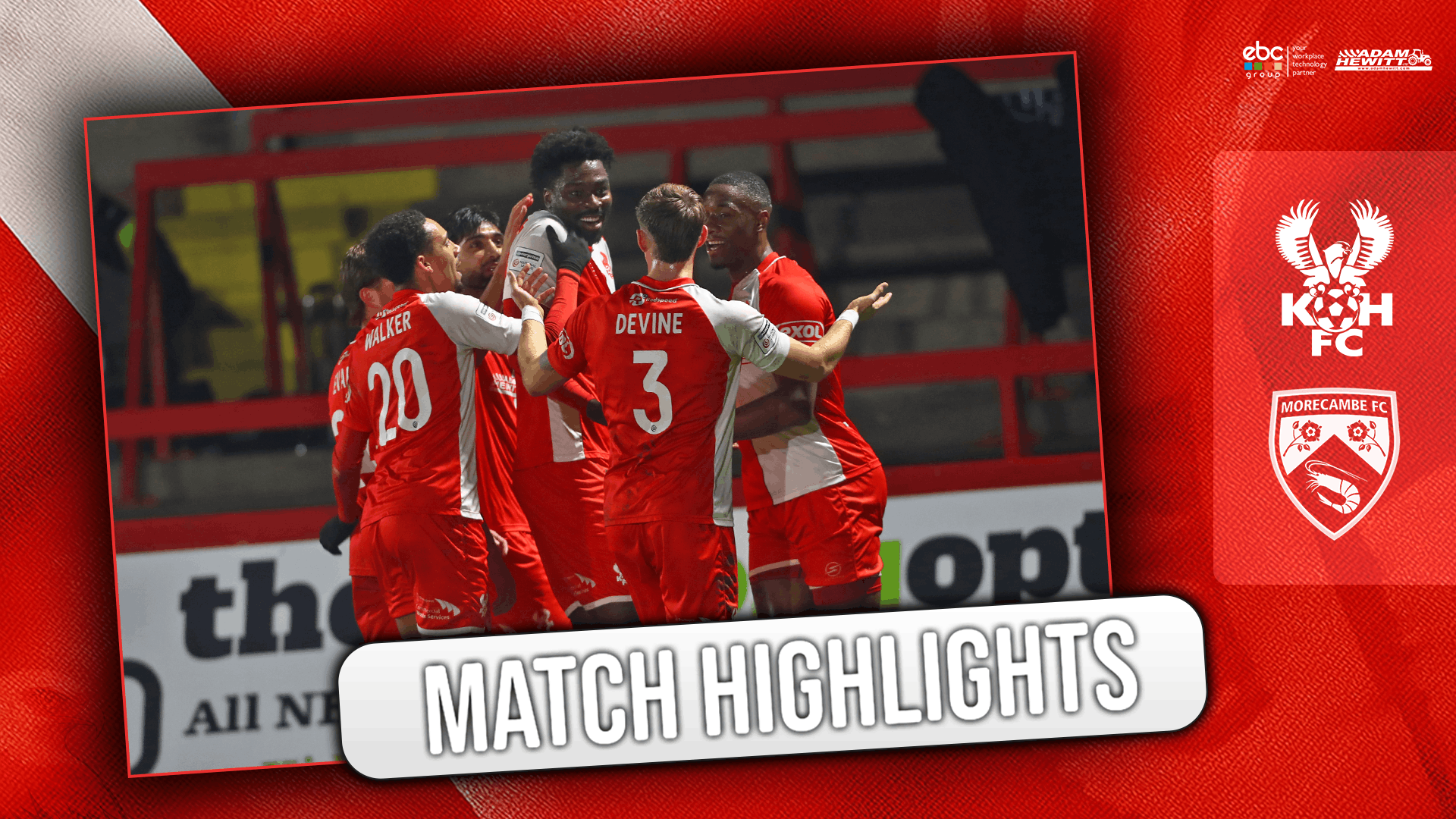 Highlights: Harriers 6-2 Morecambe