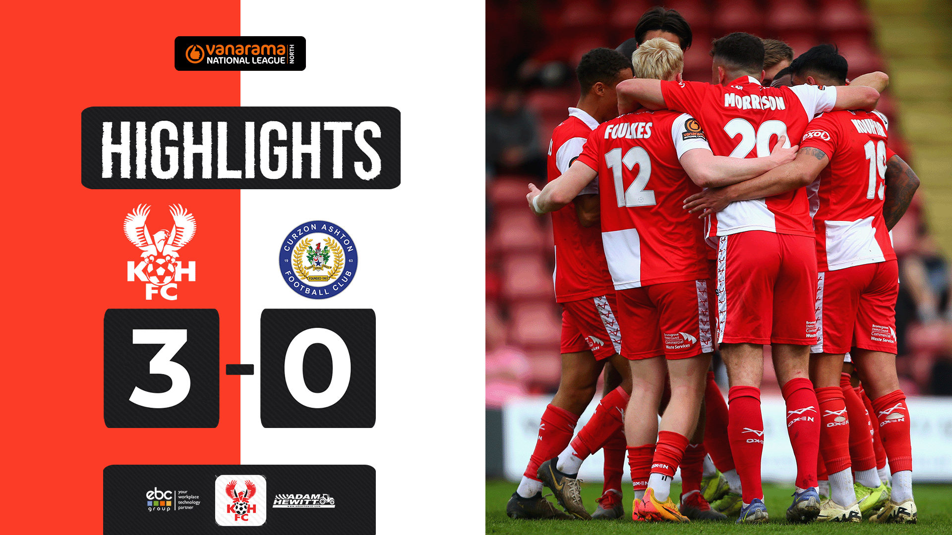 Highlights: Harriers 3-0 Curzon Ashton