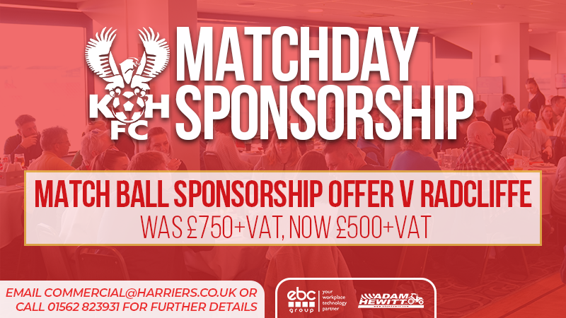 Match Ball Sponsorship special offer
