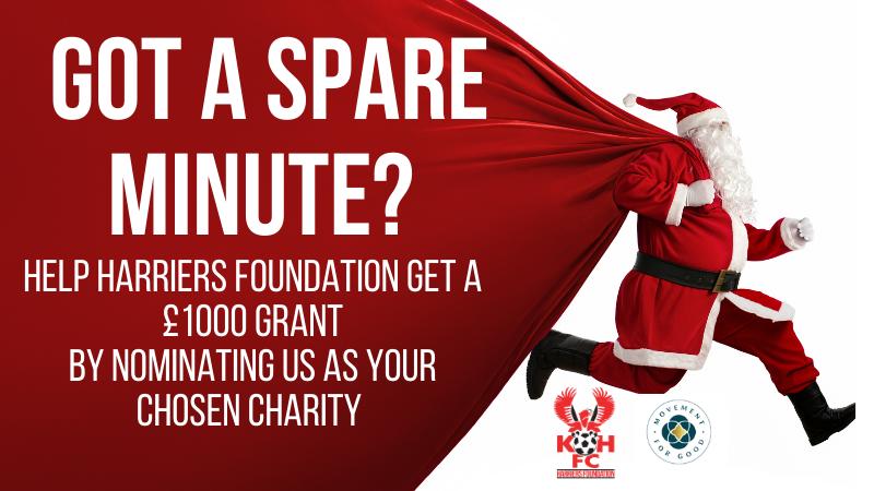 Harriers Foundation needs you!