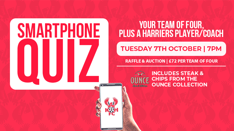 Quiz Night with Harriers players!