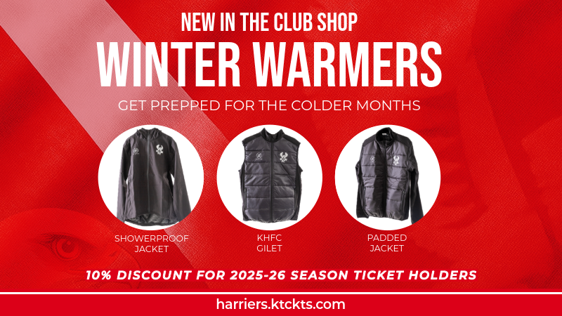 Winter Warmers in the Club Shop