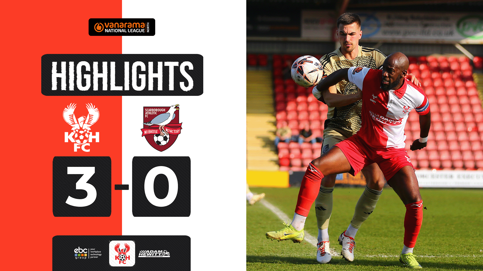Highlights: Harriers 3-0 Scarborough