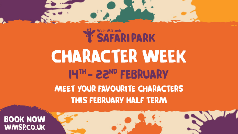 Character Week at West Midlands Safari Park