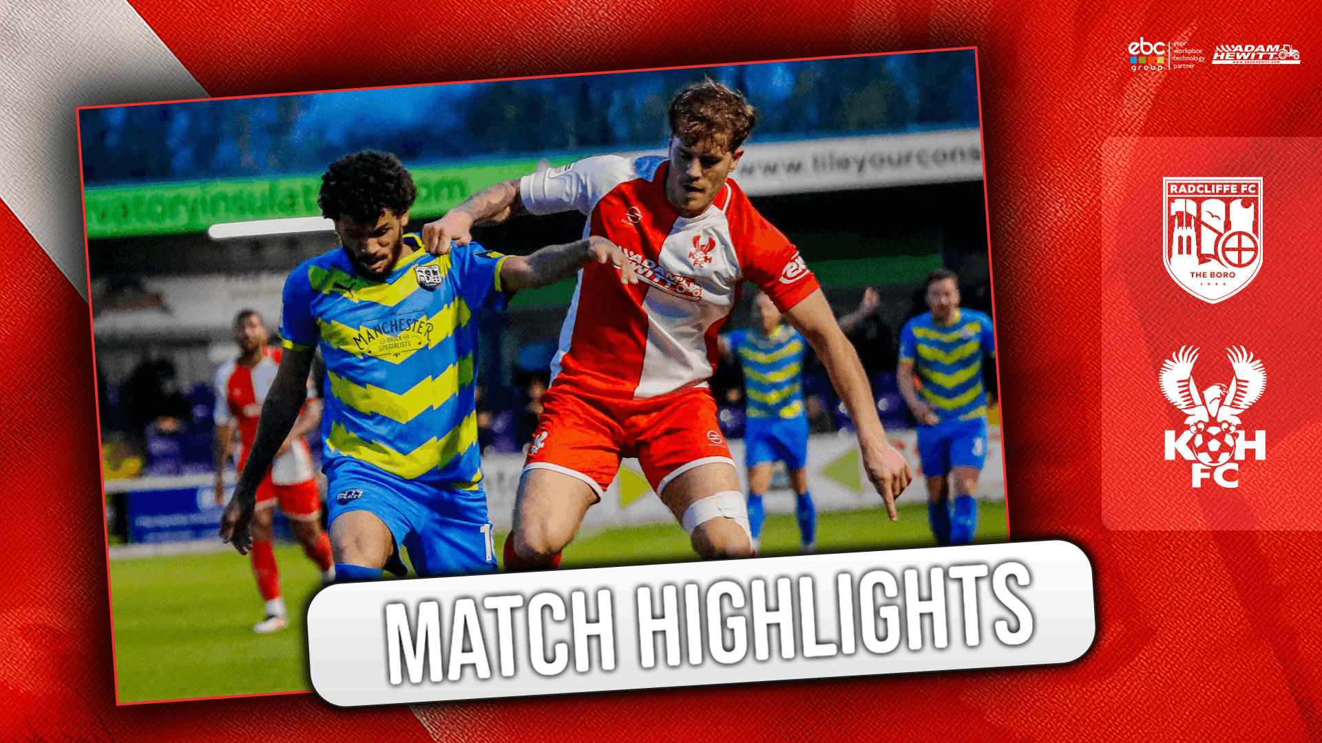 Highlights: Radcliffe 1-3 Harriers