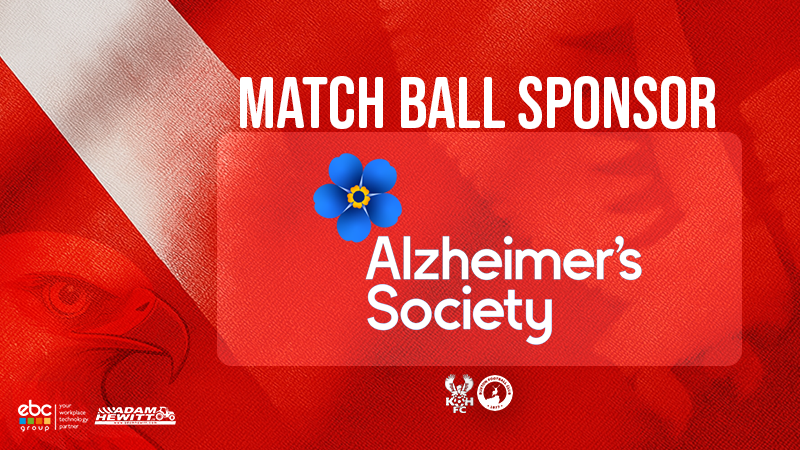 Saturday's Match Ball Sponsor: Alzheimer's Society 
