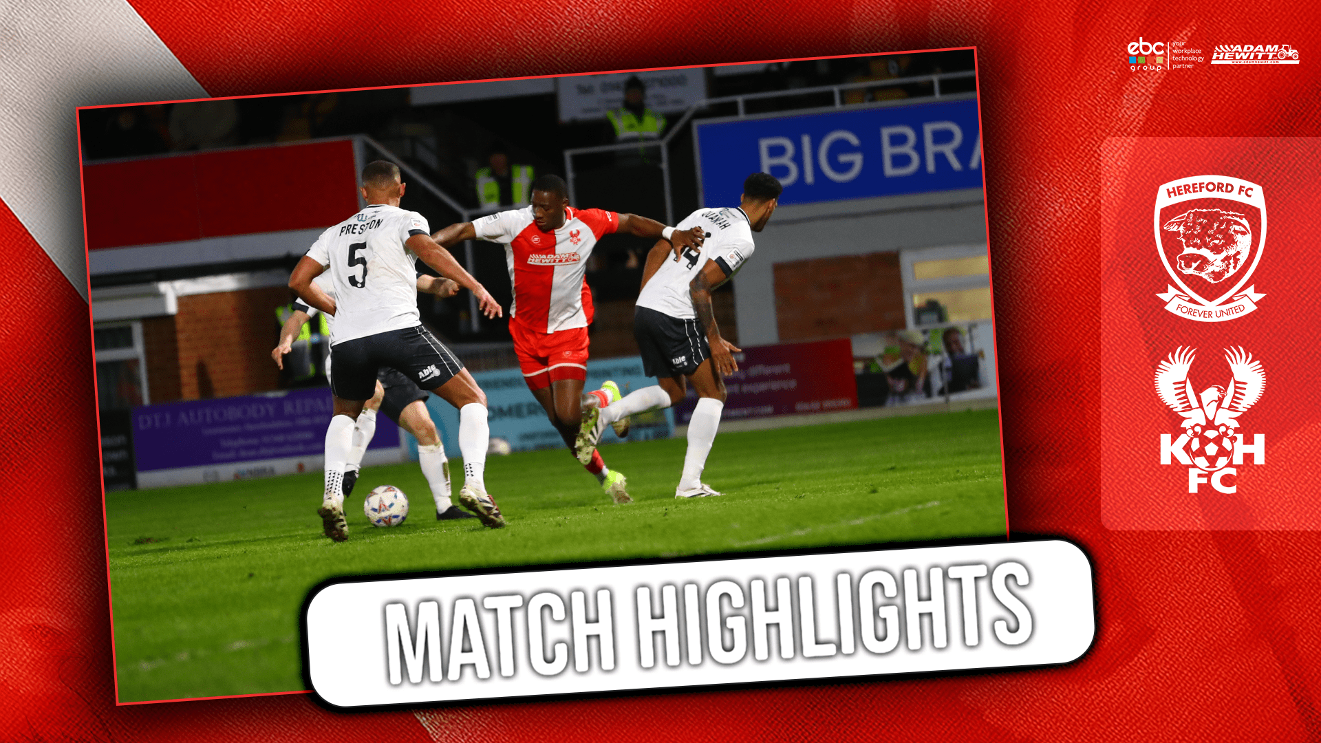 Highlights: Hereford 0-1 Harriers