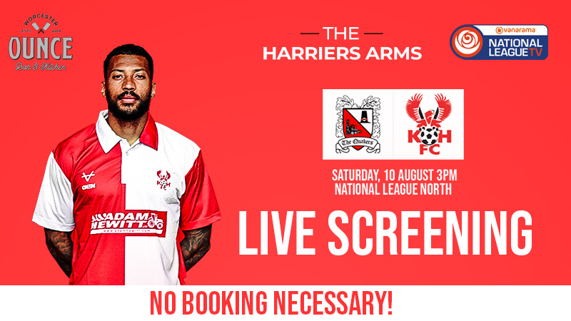Darlington (A) streamed at the Arms!