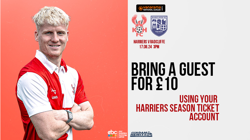 Radcliffe (H): £10 for Season Ticket guests