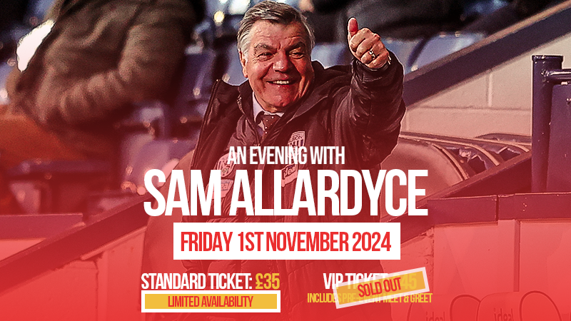 Sam Allardyce: Final tickets left