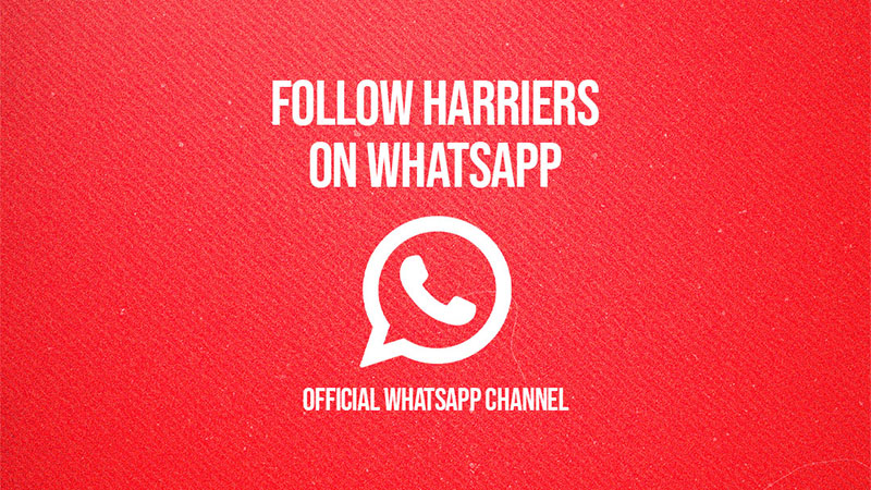 Harriers WhatsApp channel launched