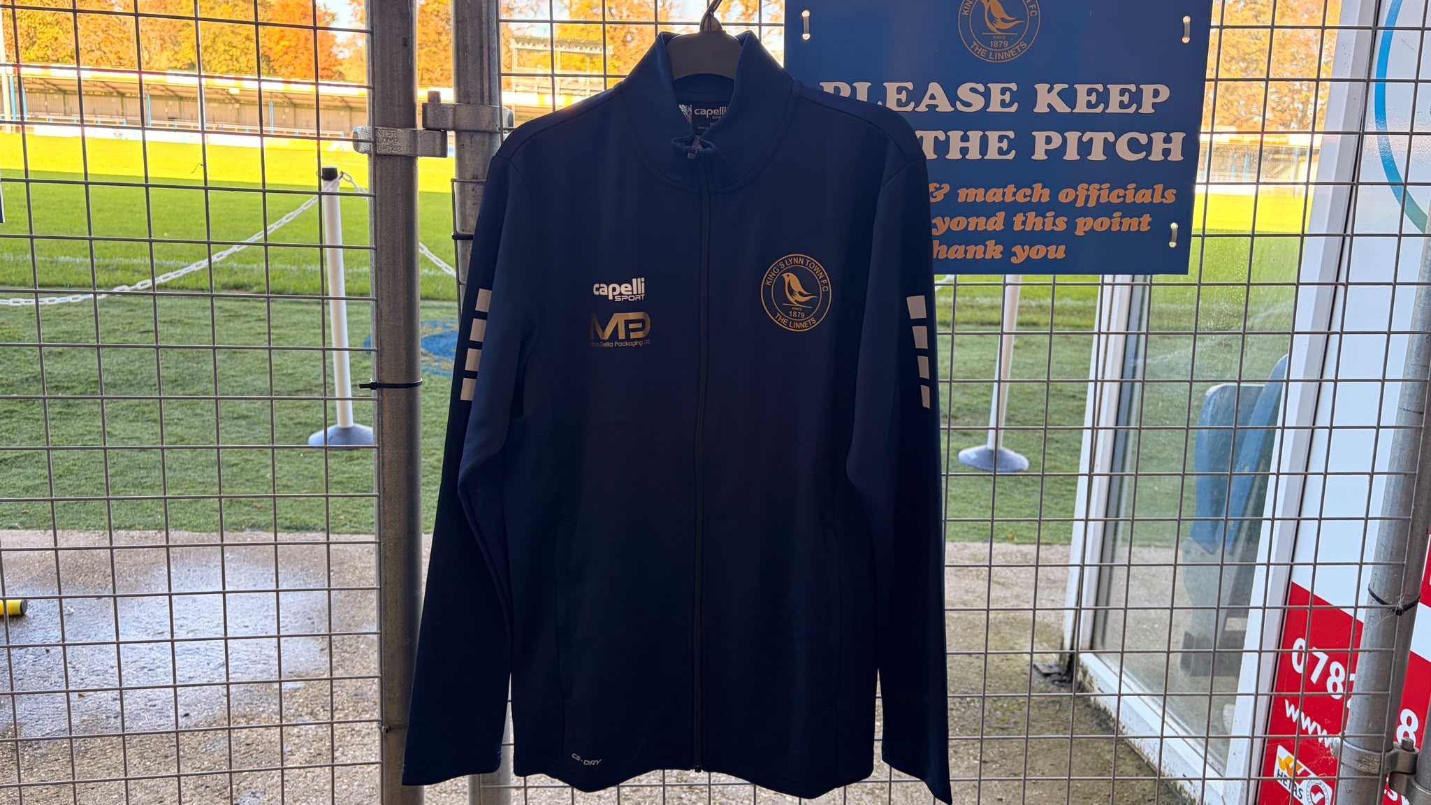 Micro Delta Packaging Sponsor New Walk-Out Jackets for King’s Lynn Town