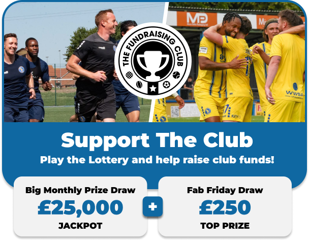 Support Kings Lynn Town FC and Be in With a Chance of Winning £25,000 Every Month