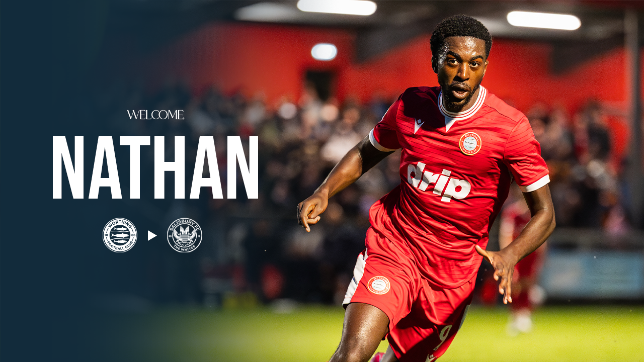 Forward Nathan Odokonyero joins the Whites from Worthing | Salisbury Football Club Forward Nathan Odokonyero joins the Whites from Worthing | Salisbury Football Club